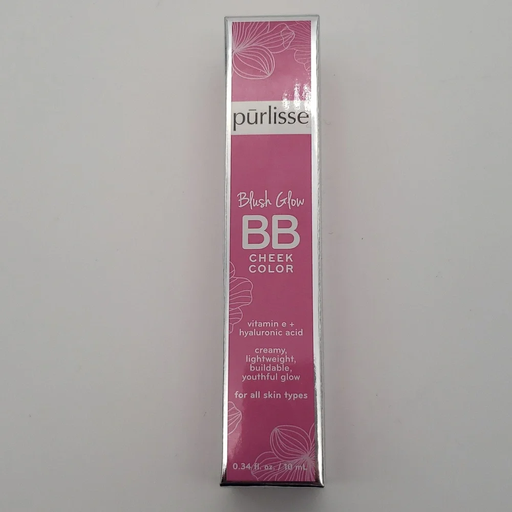Purlisse BB Cheek Color NIB Sealed in Petal Pink 10ml Retail $18